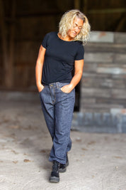 Dark Grey Jeans Sudersand Dark Grey Wash