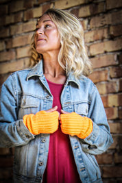 Orange Armvärmare Hedda Orange