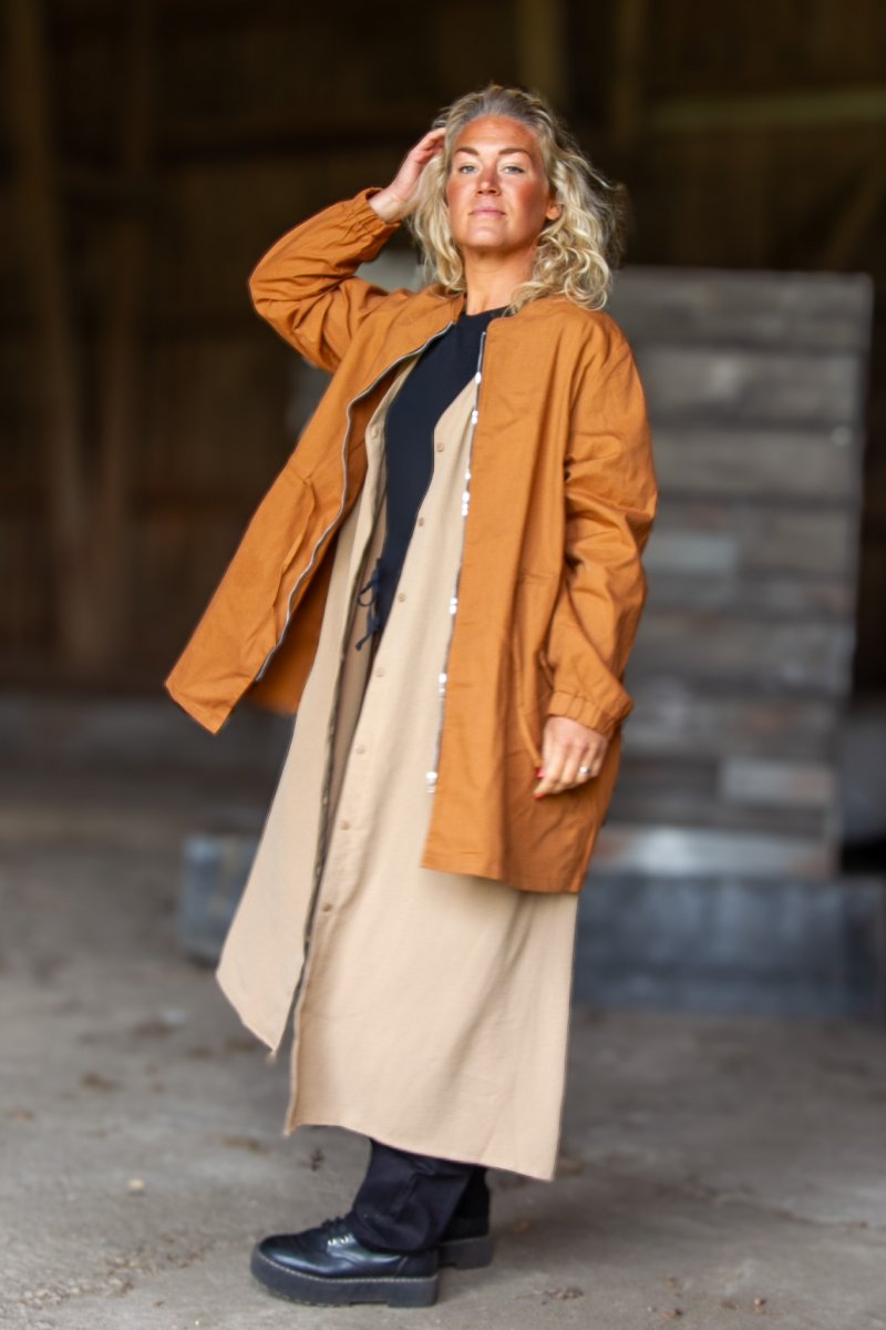 Rust-colored Cargo Jacket Abisko Rust