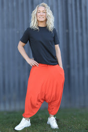 Orange Haremsbyxa Yoga Basic Original Orange