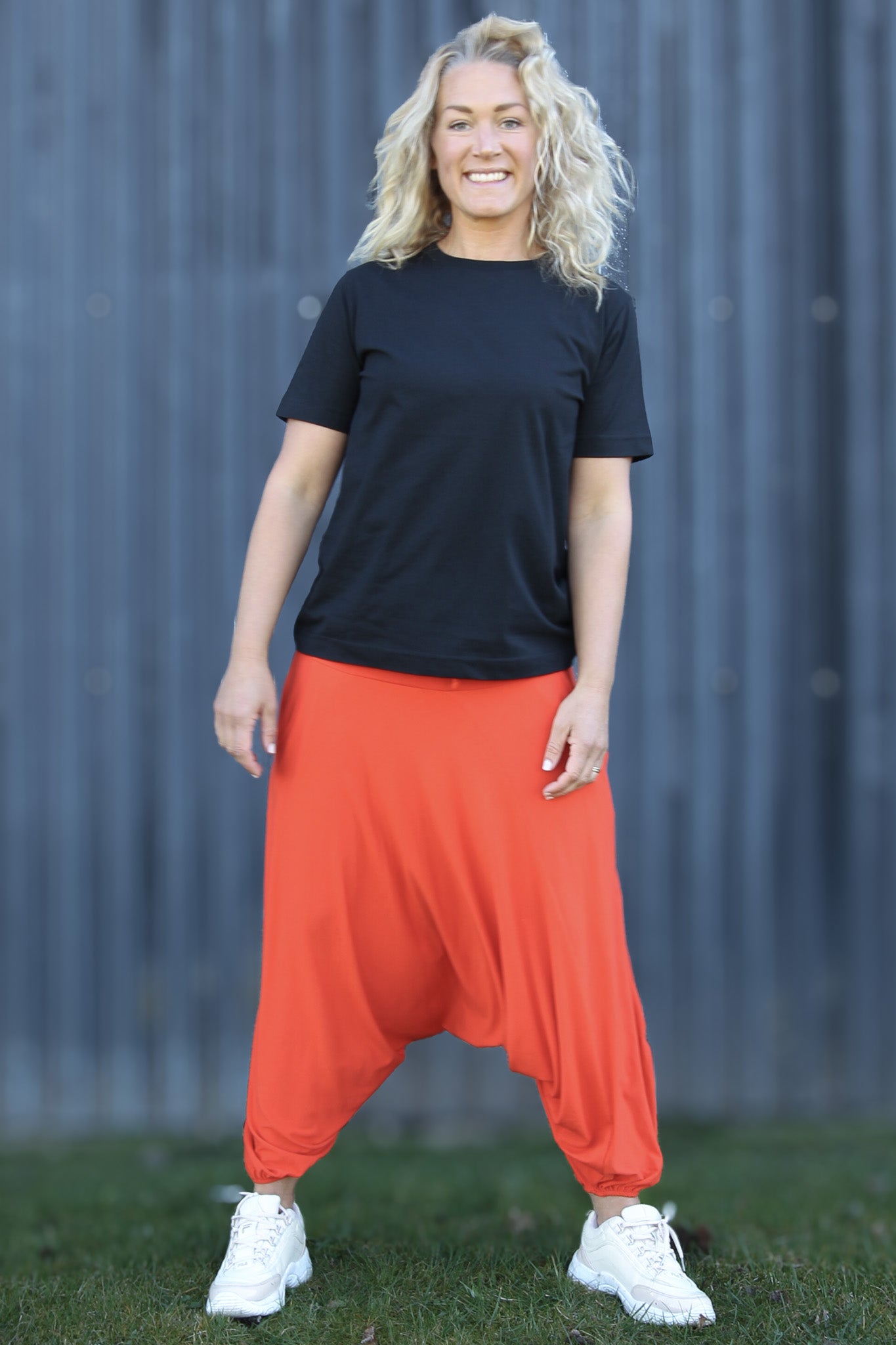 Orange Haremsbyxa Yoga Basic Original Orange