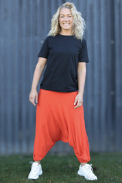 Orange Haremsbyxa Yoga Basic Original Orange