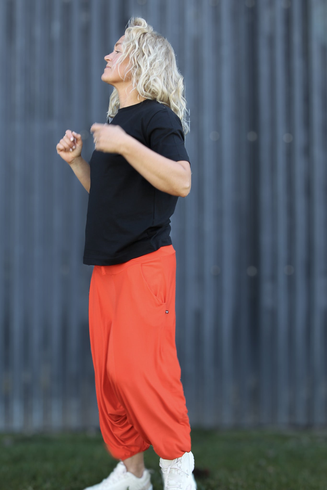 Orange Haremsbyxa Yoga Basic Original Orange