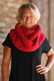 Röd Halsduk Ingrid Red