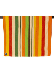 Yellow &amp; Red Striped Blanket Yellow &amp; Red