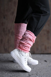 Rosa Benvärmare Signe Ribbed Pink