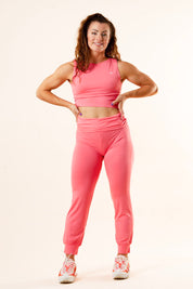 Rosa Tights Yoga Stretch Rosa