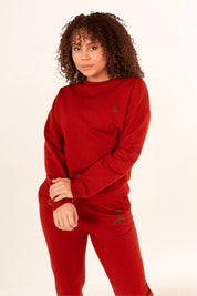 Burgundy Thick Sweater Bufana Maroon