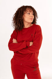 Burgundy Thick Sweater Bufana Maroon