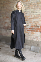 Black Shirt Dress Dhaliz Black