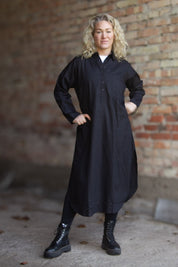 Black Shirt Dress Dhaliz Black