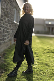 Black Shirt Dress Dhaliz Black