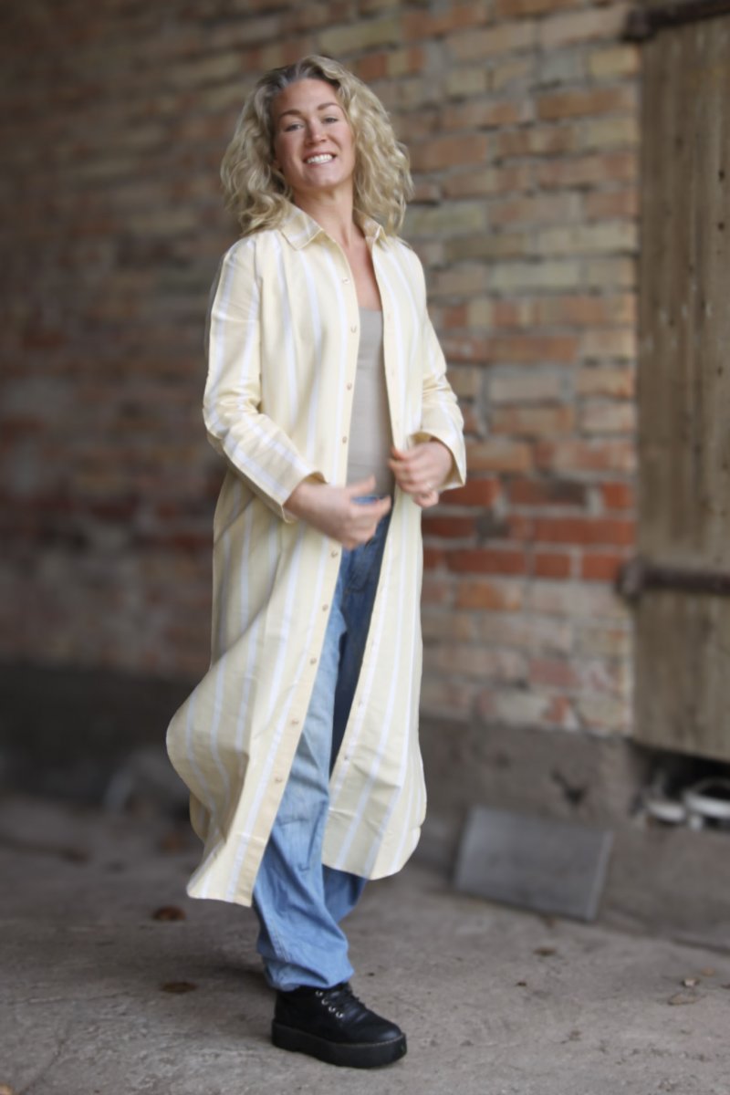 Yellow Shirt Dress Småland Yellow