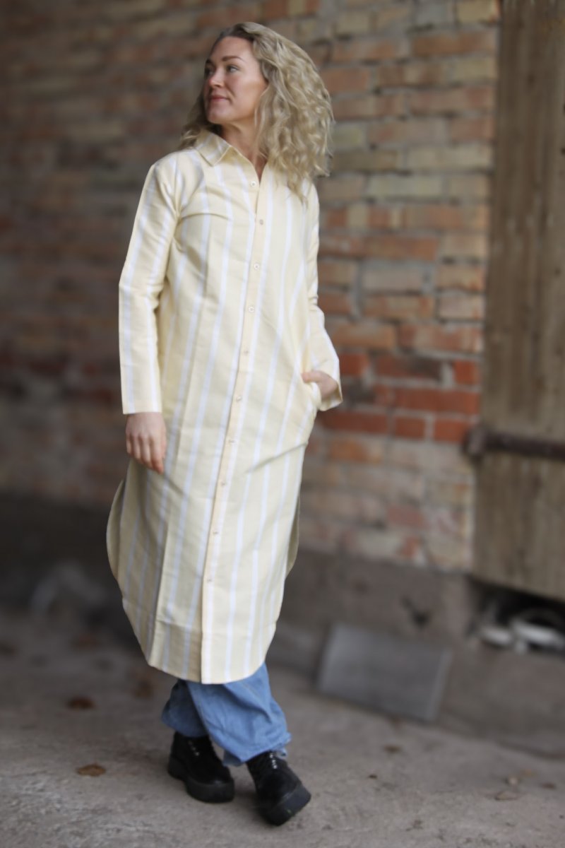 Yellow Shirt Dress Småland Yellow