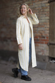 Yellow Shirt Dress Småland Yellow