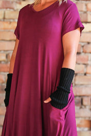 Svart Armvärmare Hedda Black