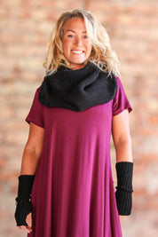 Svart Halsduk Ingrid Black