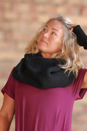 Svart Halsduk Ingrid Black