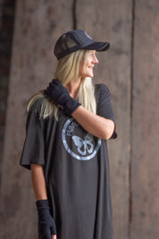 Svart Klänning Hängmatta Retro Black