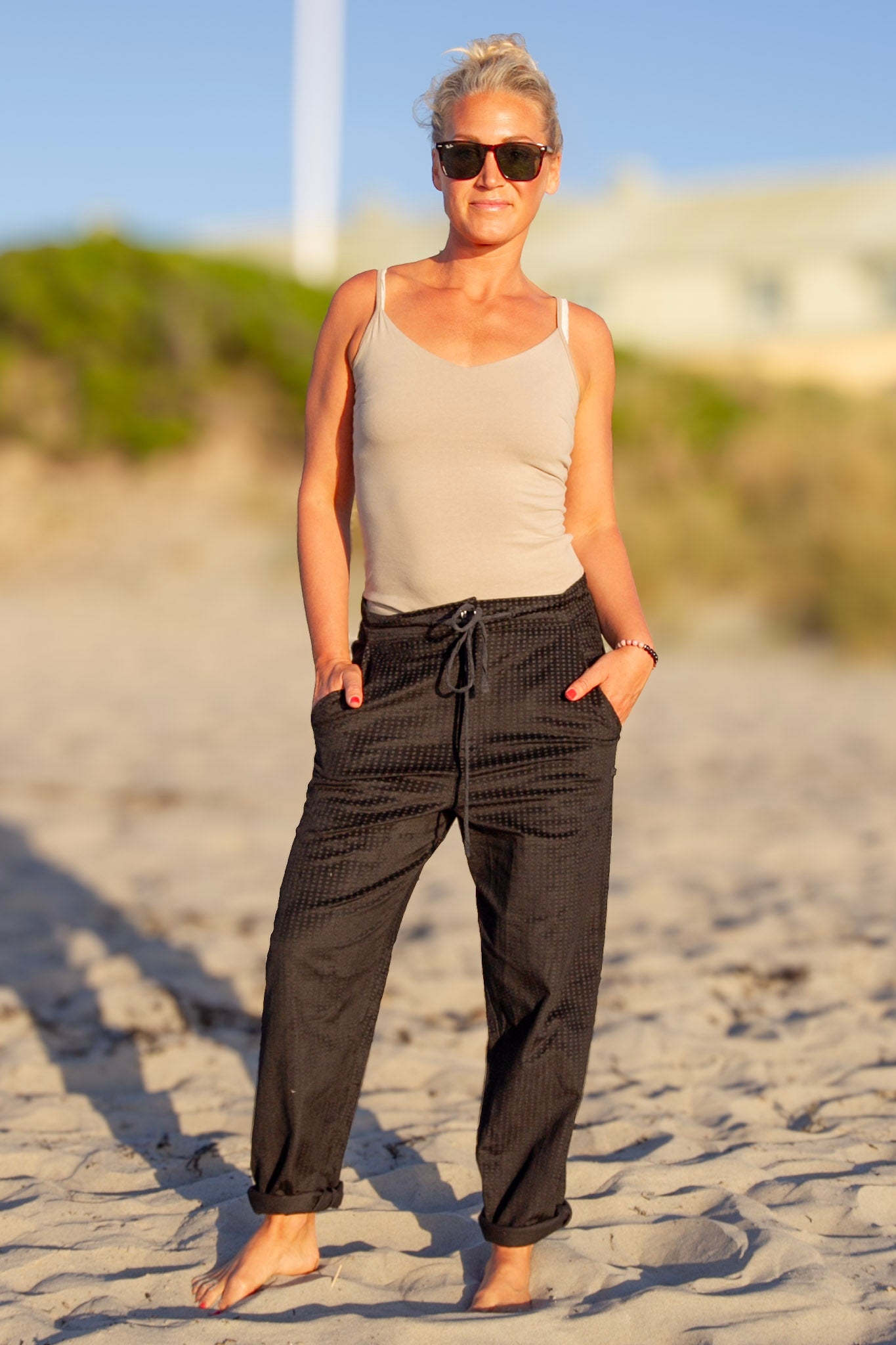 Black Trousers Kaimana Black