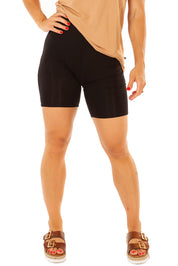 Black Cycling Pants Basic Black