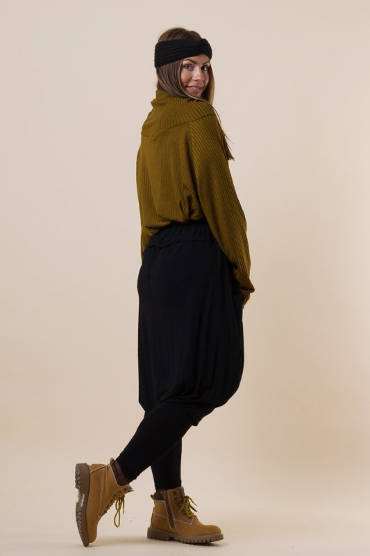 Black Harem Pants Sandskär Plain Black