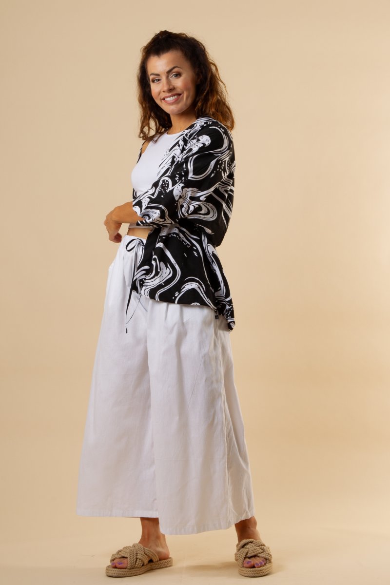 Sort Kimono Nordbäck Kort Sort