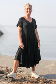 Svart Klänning Lillyane Long Black