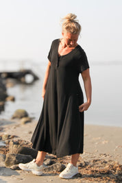 Svart Klänning Lillyane Long Black