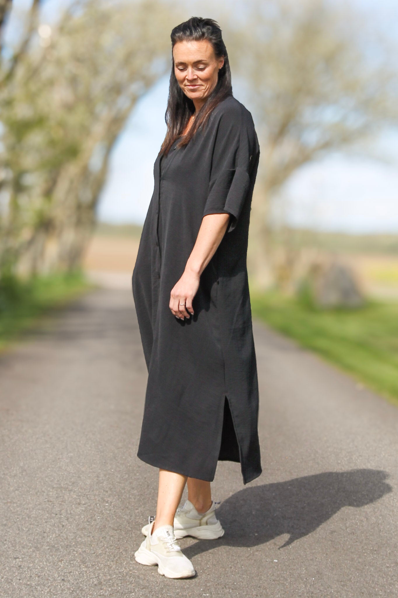 Black Dress Sahara Longshirt Black
