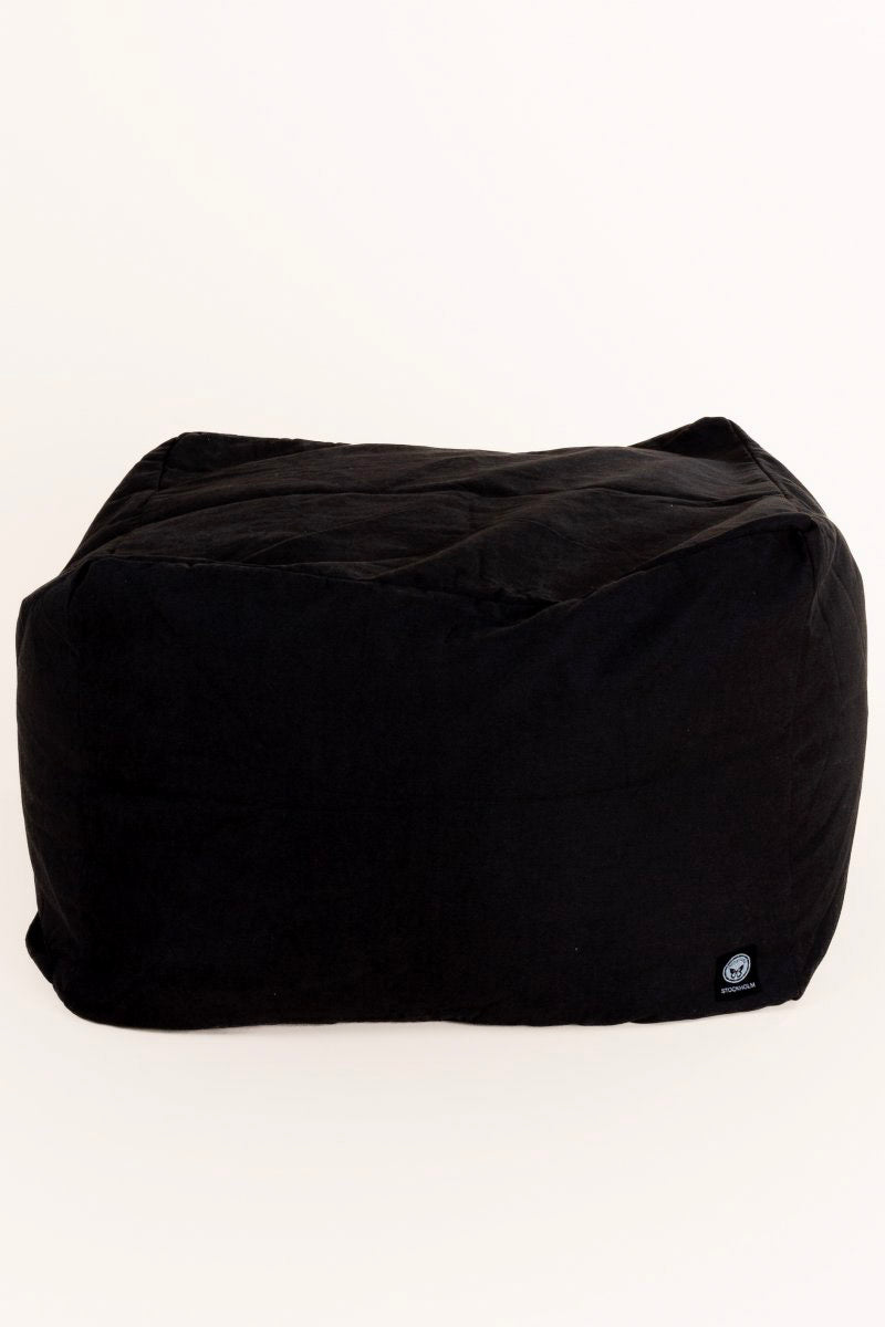 Black Beanbag Cover Sandön Black