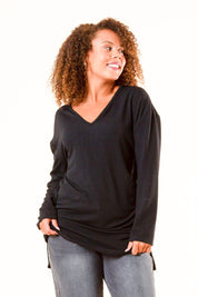 Schwarzer Pullover Mila Schwarz