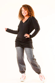 Schwarzer Pullover Mila Schwarz
