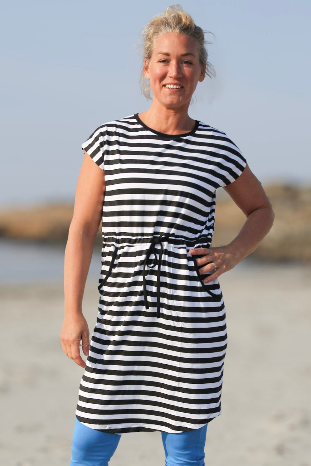 Lysekil Jurk Streep Zwart