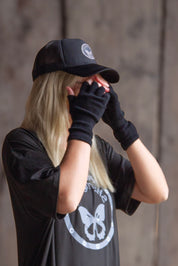 Svarta Halvvantar Tyra Black