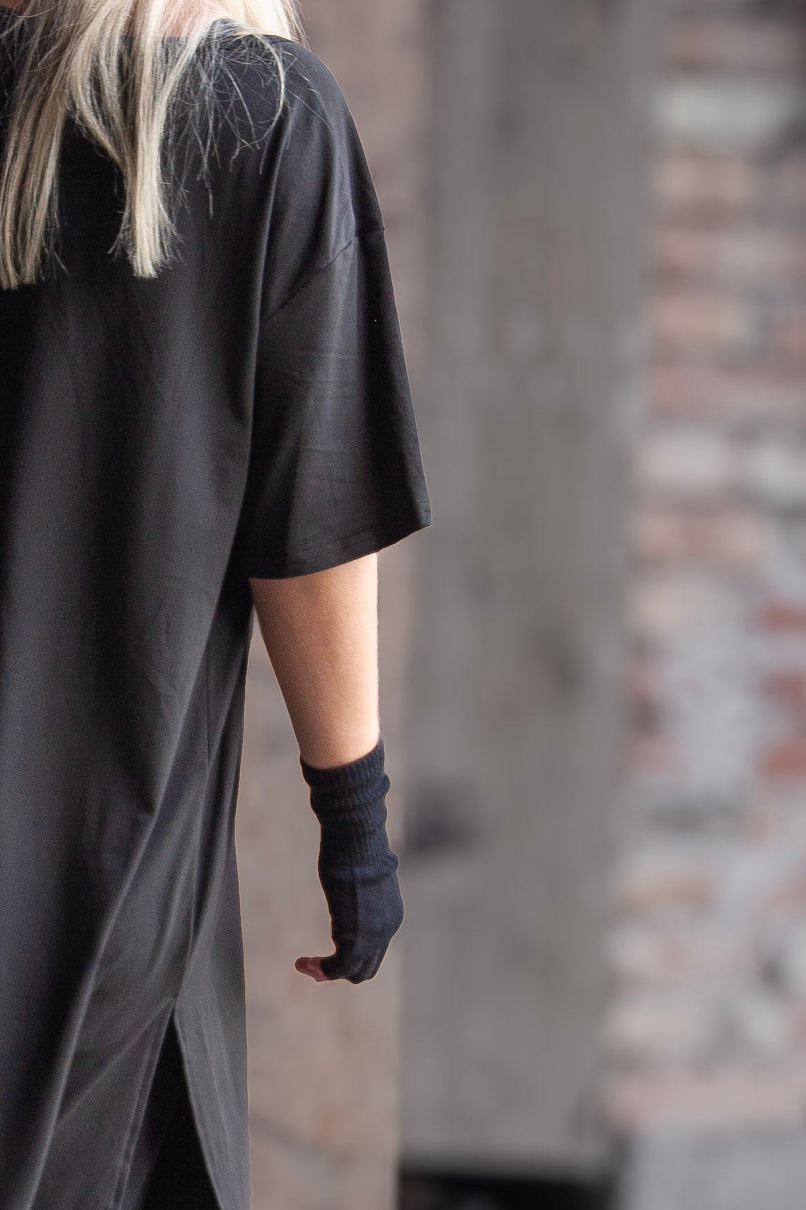 Svarta Halvvantar Tyra Black