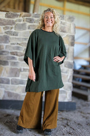 Grøn Tunika Whisper Grøn Base Stripe