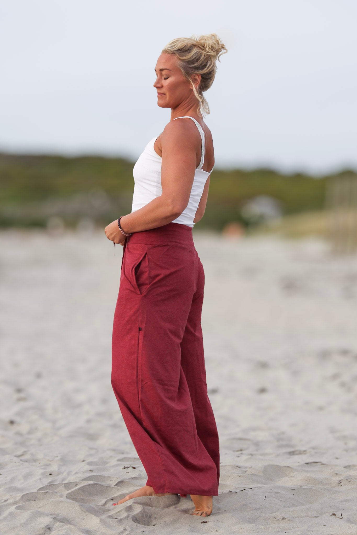 Lahina Pant Weinrot
