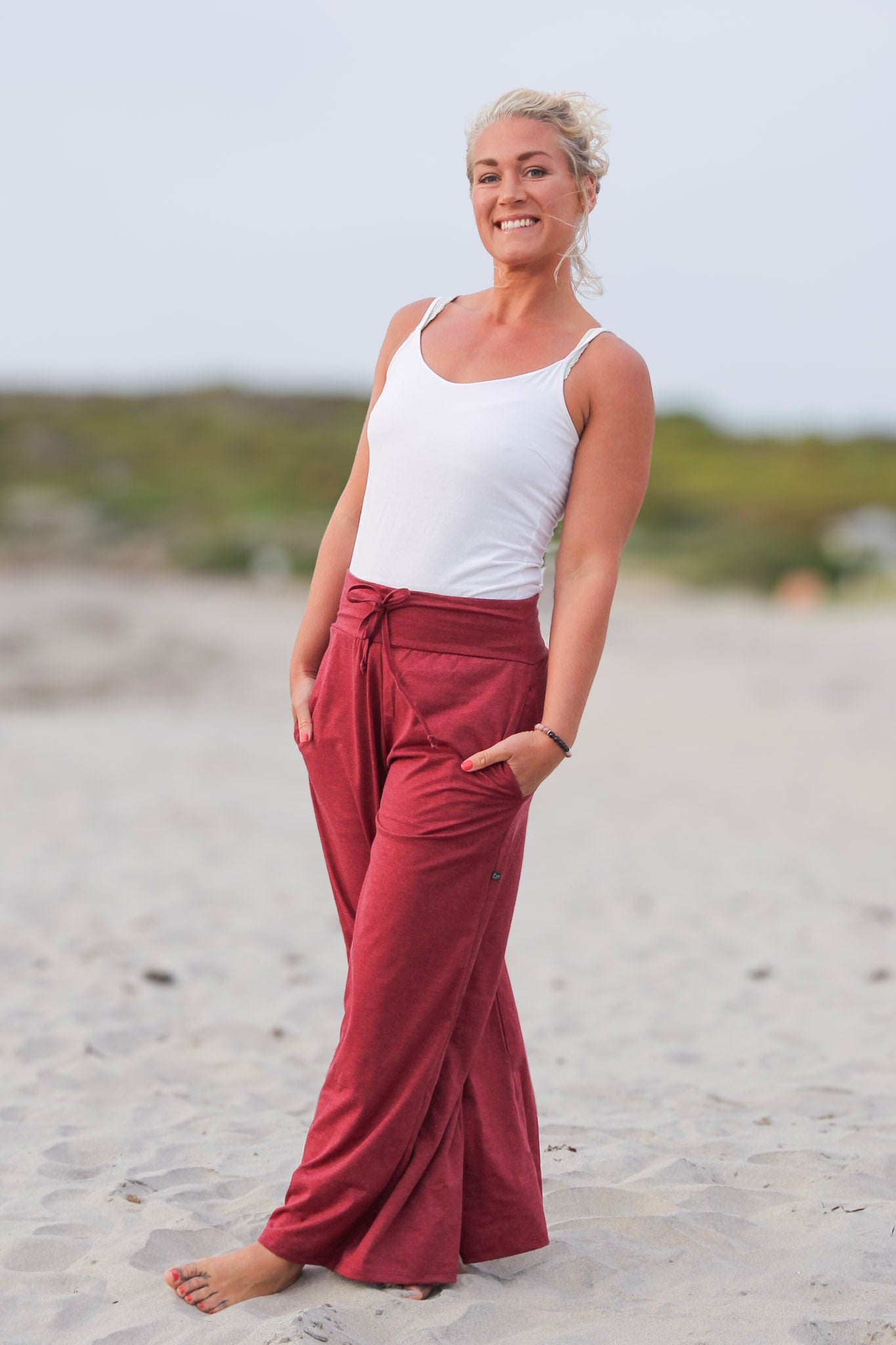 Lahina Pant Weinrot