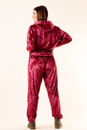 Burgundy Trousers Velly Maroon