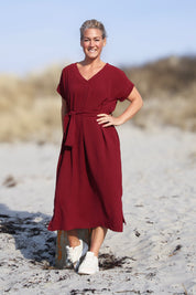 Burgundy Dress Roxy Maroon