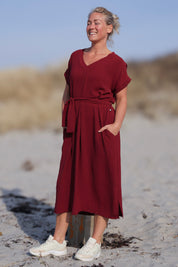 Burgundy Dress Roxy Maroon