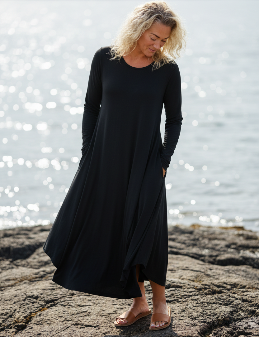 Ballerina Longsleeve Black - sandaler
