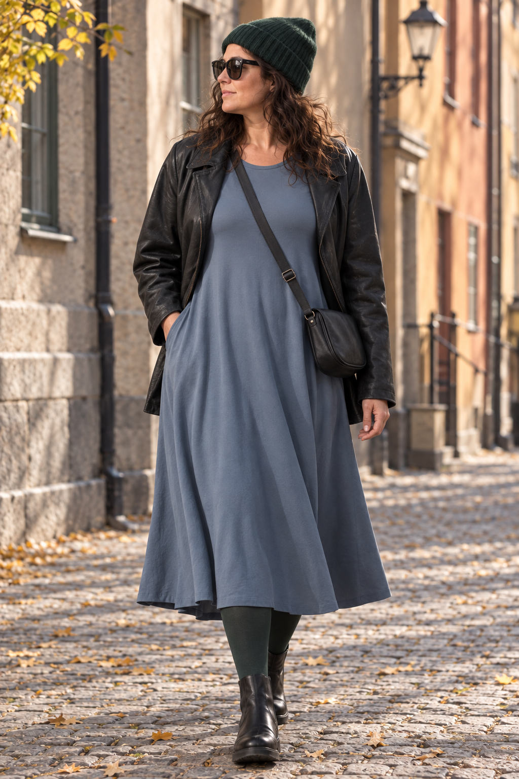 Ballerina Short Sleeve i Stockholm, gående