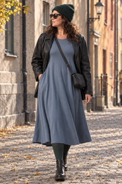 Ballerina Short Sleeve i Stockholm, gående