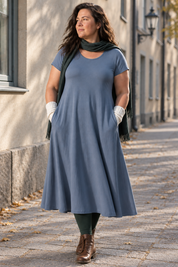 Ballerina Short Sleeve, sval höstsol framifrån