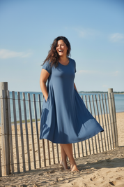 Ballerina Steel Blue - Beach Fence