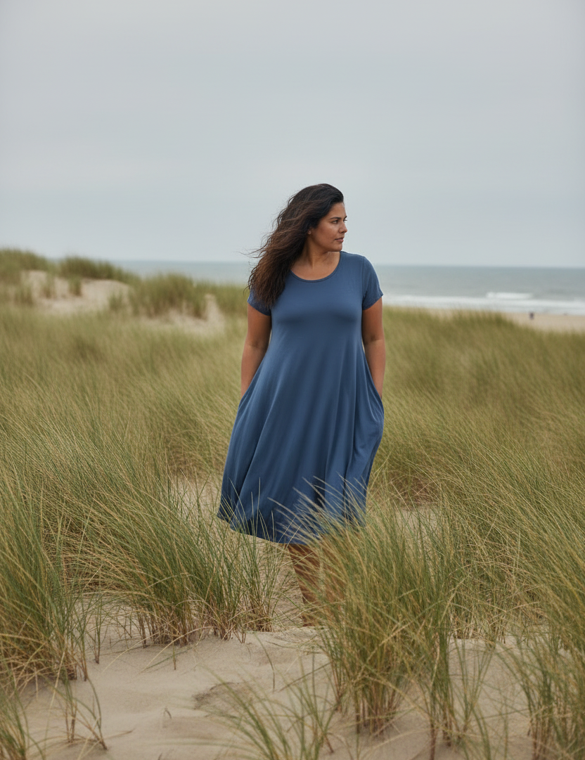 Ballerina Steel Blue - Sand Dunes