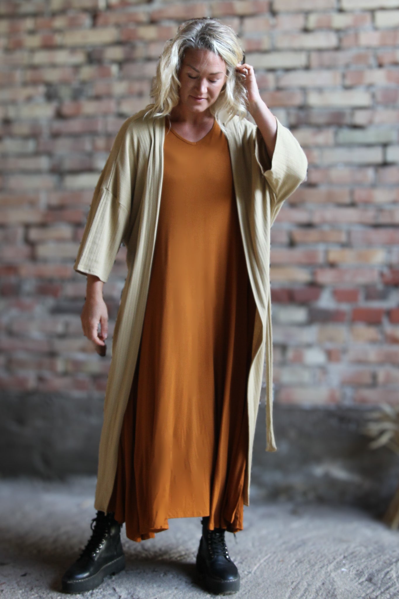 Beige Kimono Nyckelviken Creamy Beige
