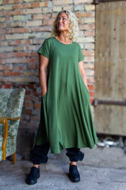 Grön Klänning Ballerina Original Warm Green